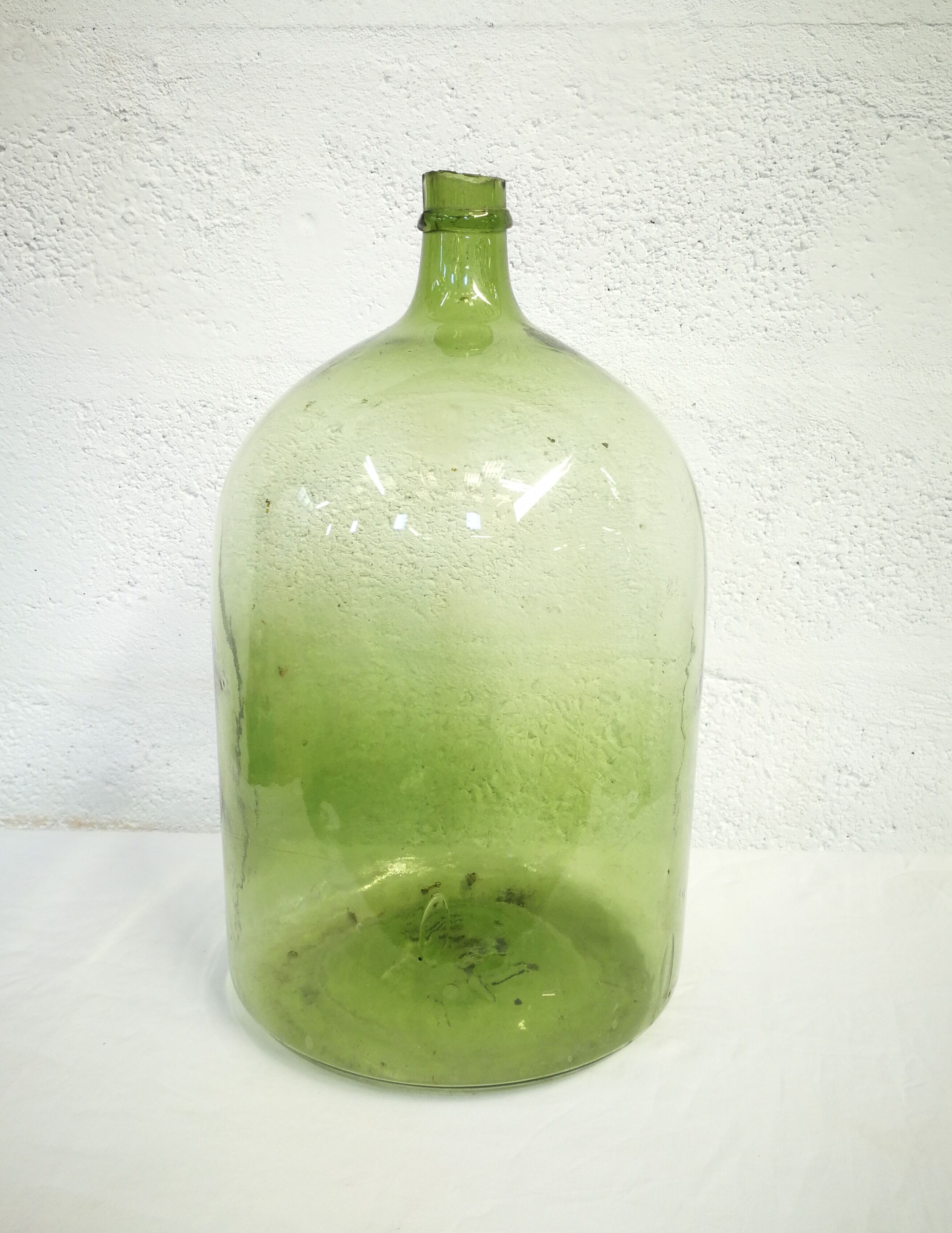 Dame jeanne 13 litres vert bouteille