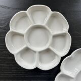 Pair of porcelain flower dishes