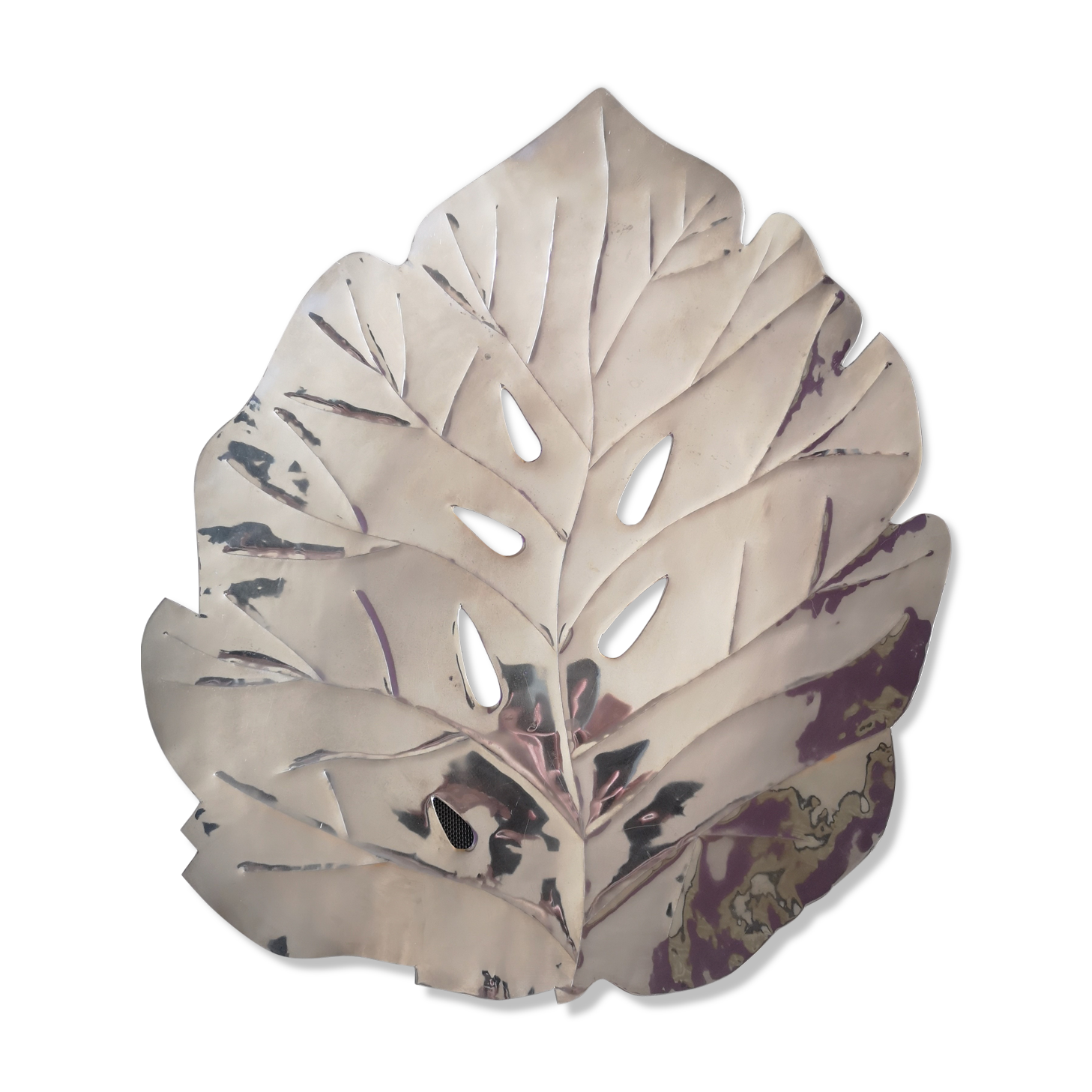 Stainless steel sheet-shaped table center