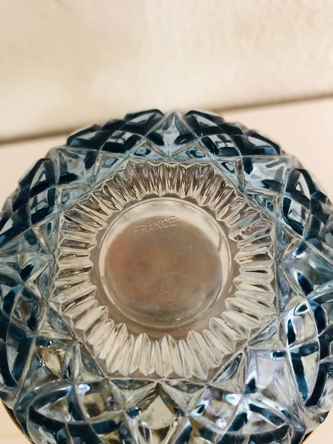 Paire de lampes en verre style Hollywood Regency, circa 1960
