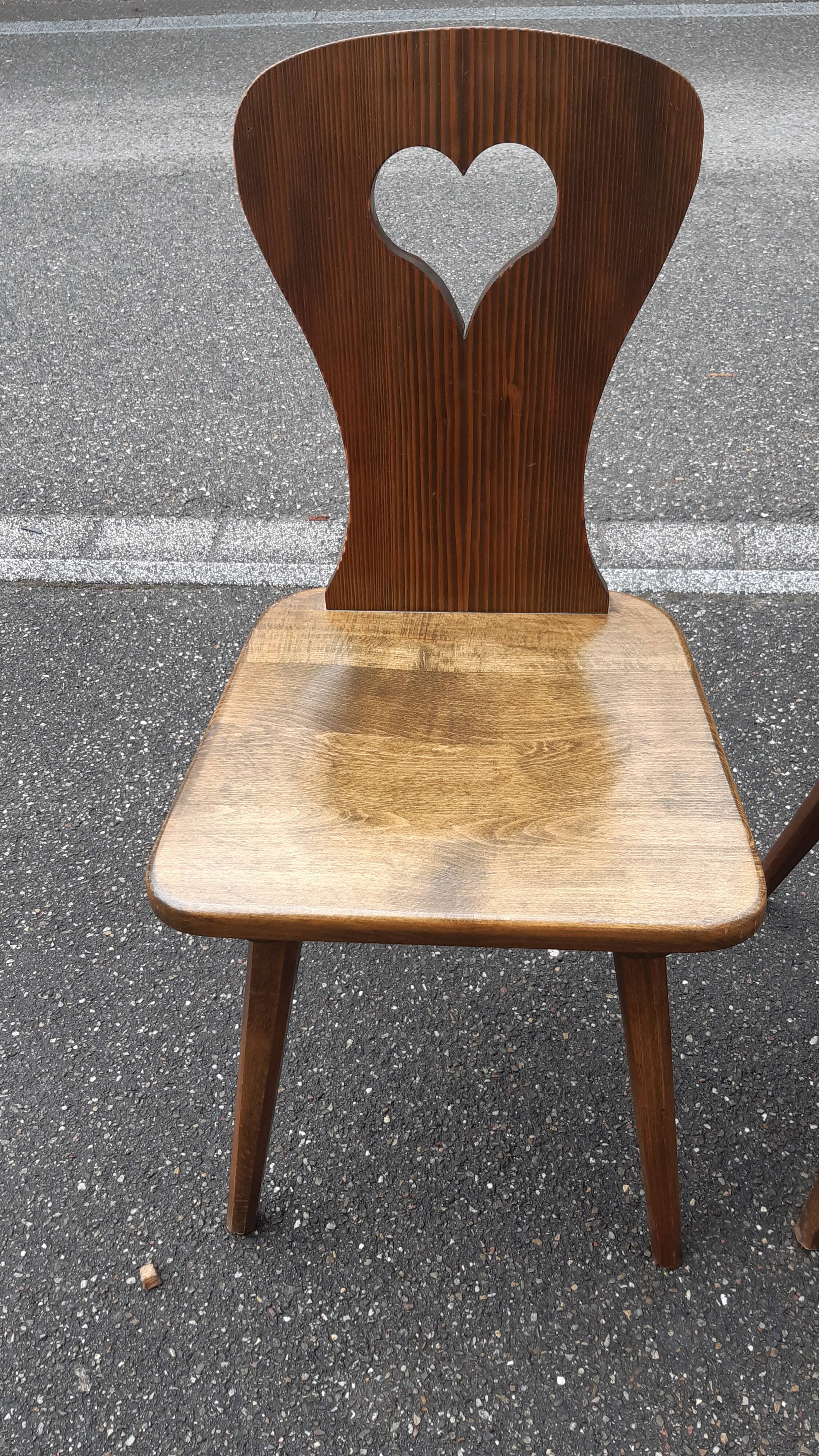 Brutalist chairs deco mountain chalet