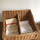 Old bakery basket, woven wicker basket
