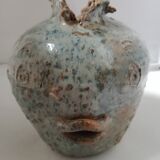 Vintage ceramic vase fish