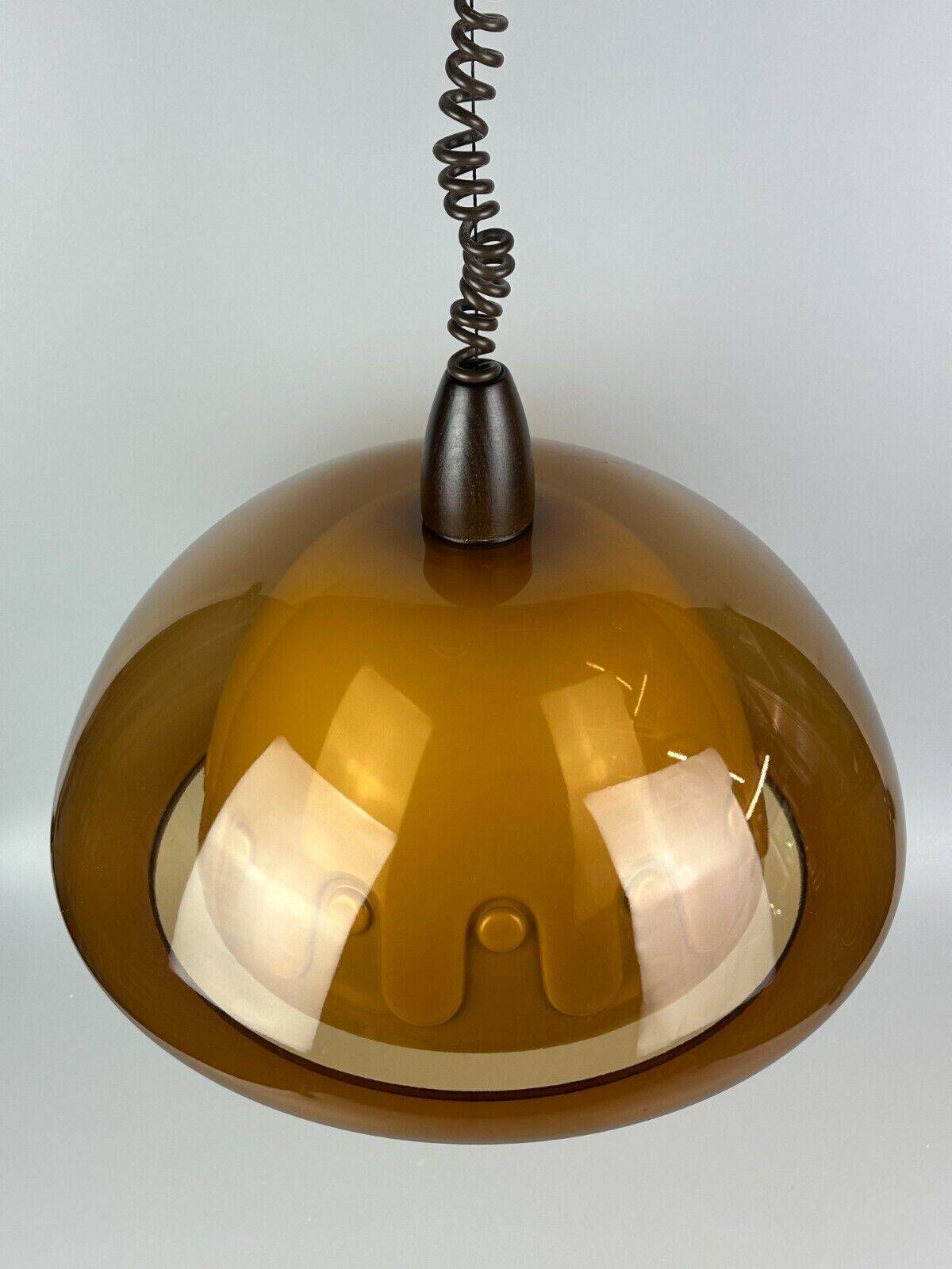 60s 70s ceiling lamp hanging lamp acrylic plastic metal space age design