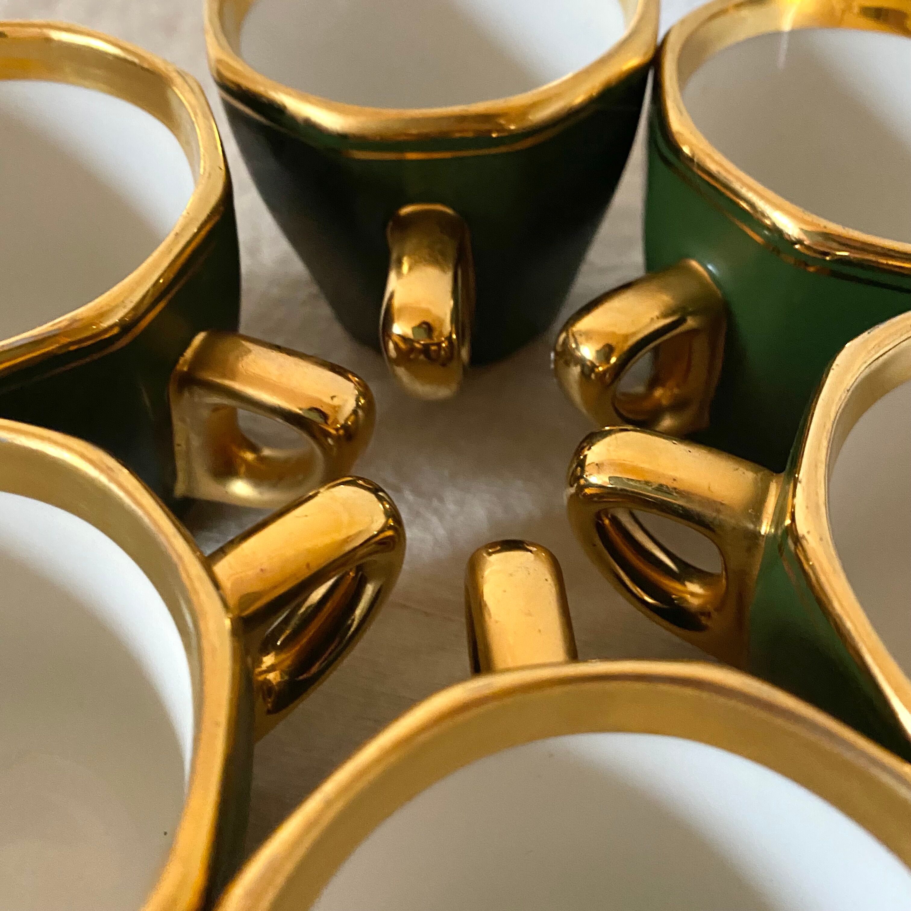 6 tasses vintage Apilco