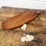 Hollow wooden serving tray