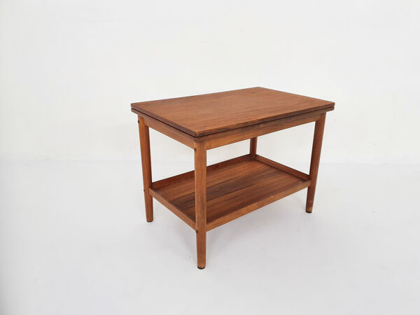 Table d’appoint pliable de Grete Jalk pour Poul Jeppesen, Danemark années 1960