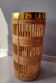 Brass and rattan umbrella stand 1970
