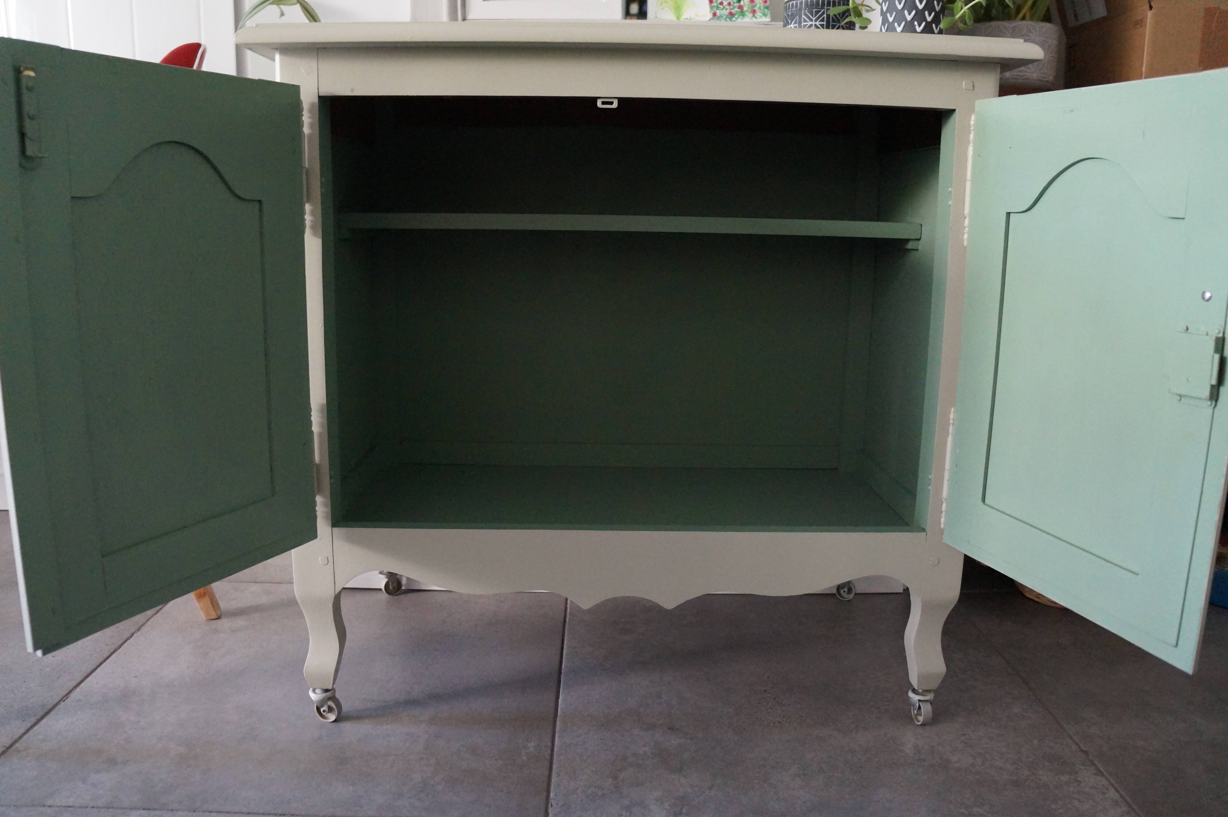Sage green buffer