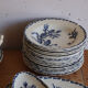 antique Gien service model Cactus in earthenware
