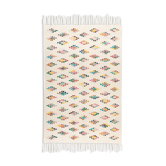 Kilim berbere avec motifs colores 150 x 100 cm