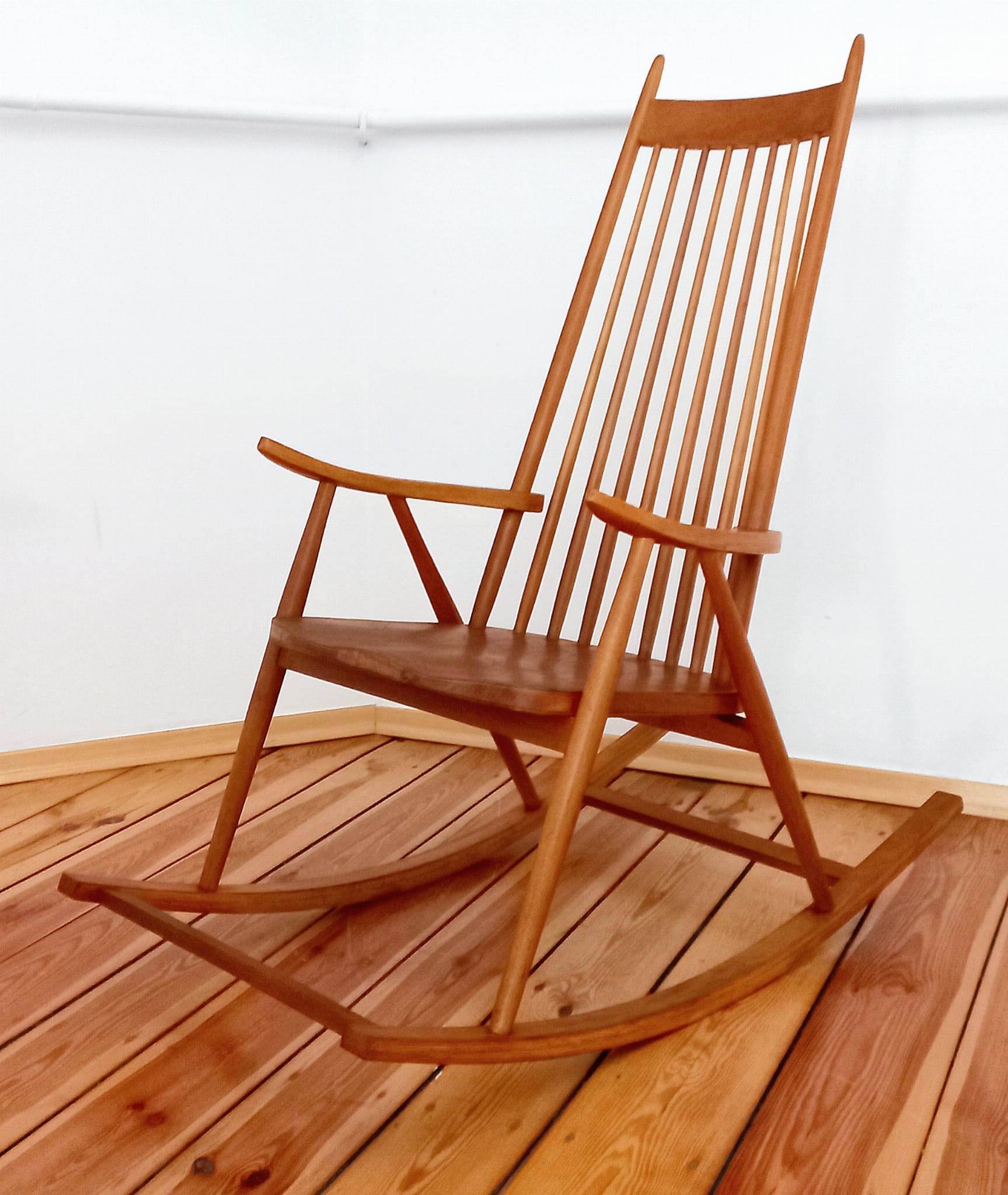 Rocking chair Holesov, Czechoslovakia 60s, Vintage, Retro