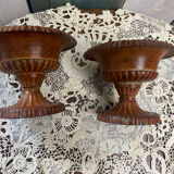 Set of 2 small cast iron Medicis