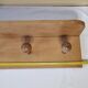 Wall-mounted coat rack, alpine design