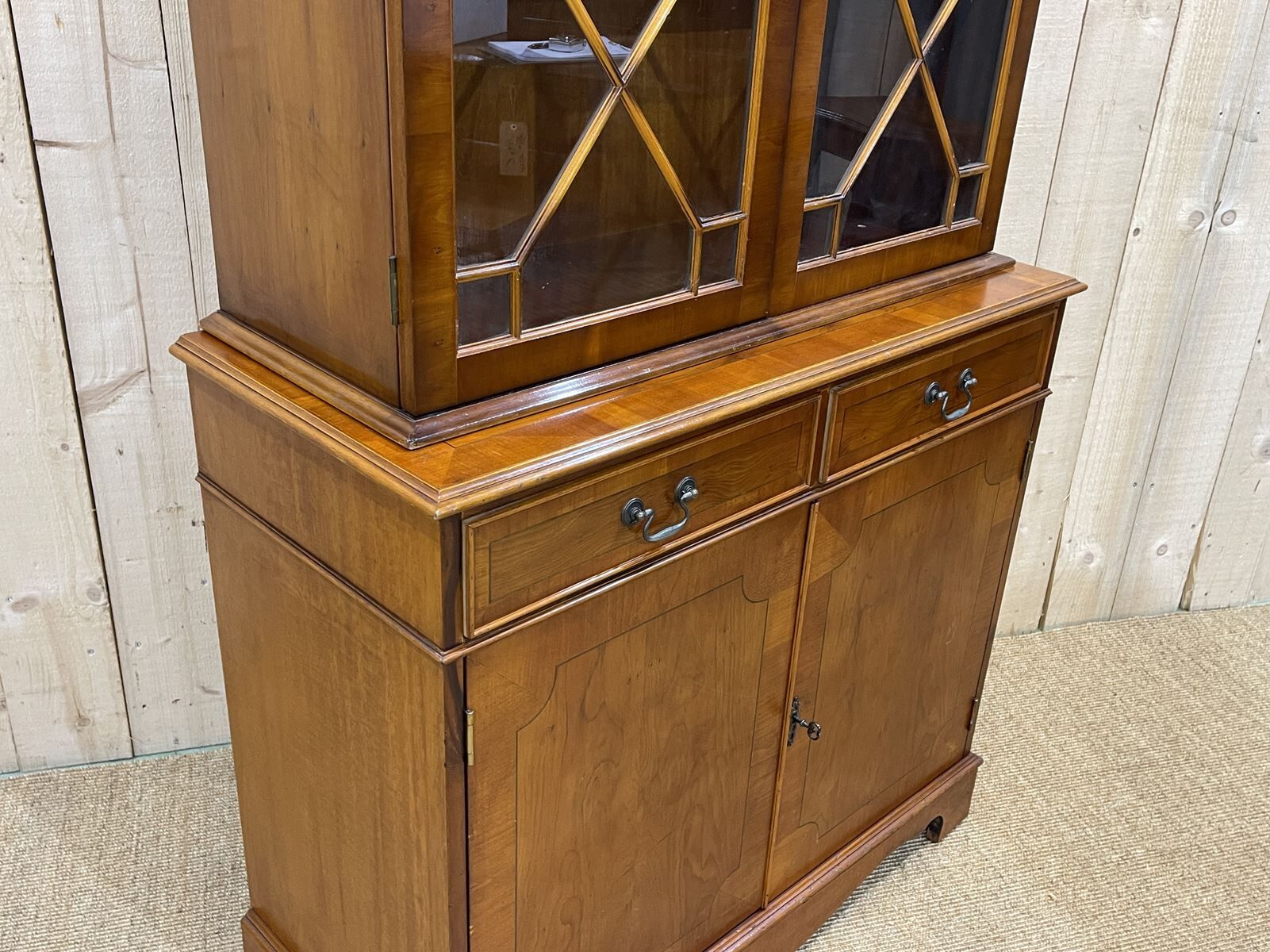 Buffet 2 English body glazed in yew - 1950s
