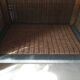 Table de chevet en osier vintage