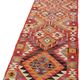 Turkish Handwoven Vintage Herki Kilim 88 cm x 334 cm