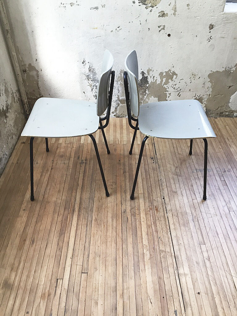 Pair of chairs by Willy Van Der Meeren