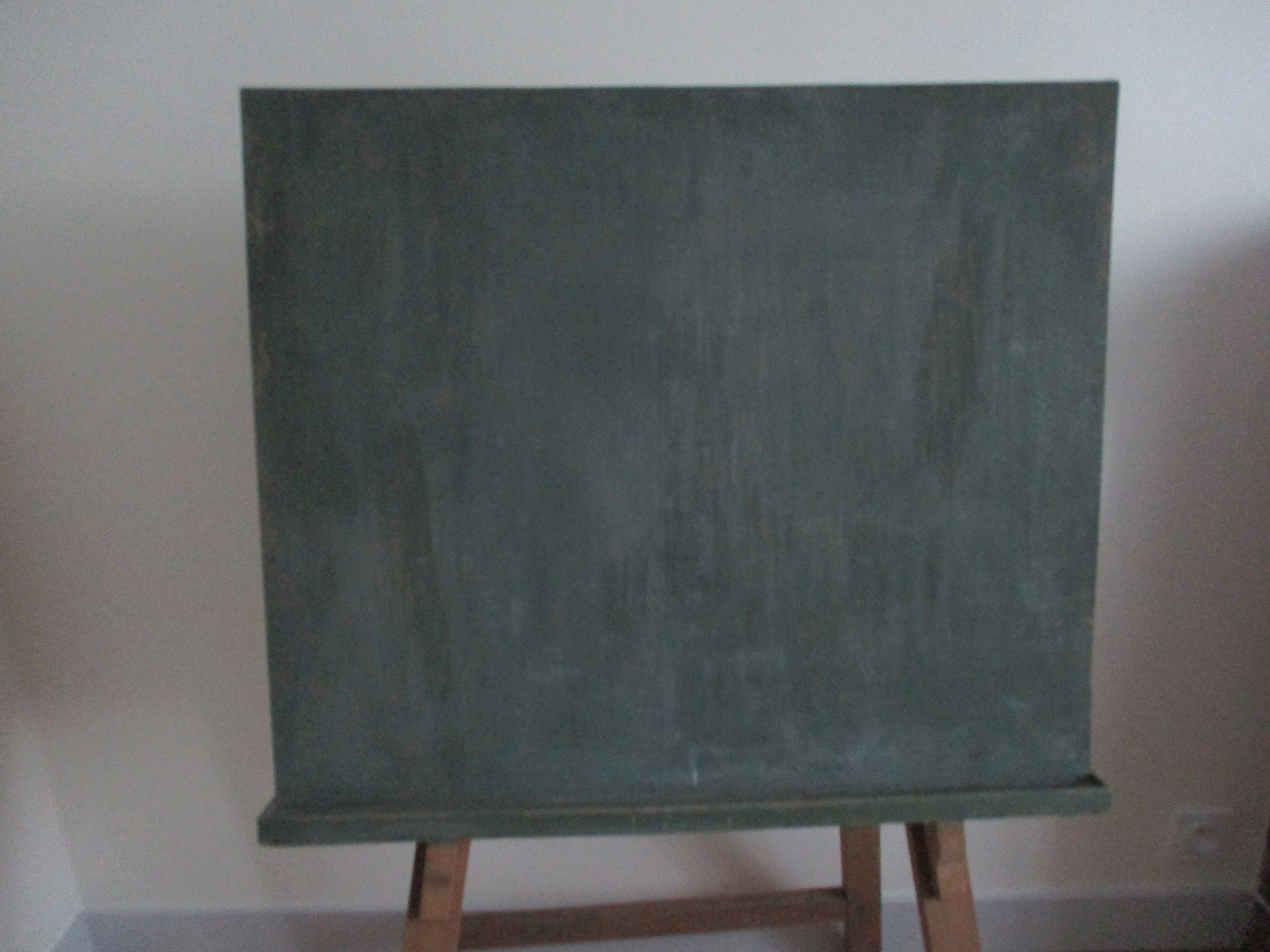 Old wooden school board, folding.