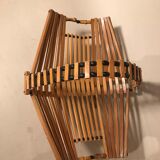 Rattan wicker bamboo fruit cup 1960 f