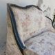 Sofa bench louis XV carved basket