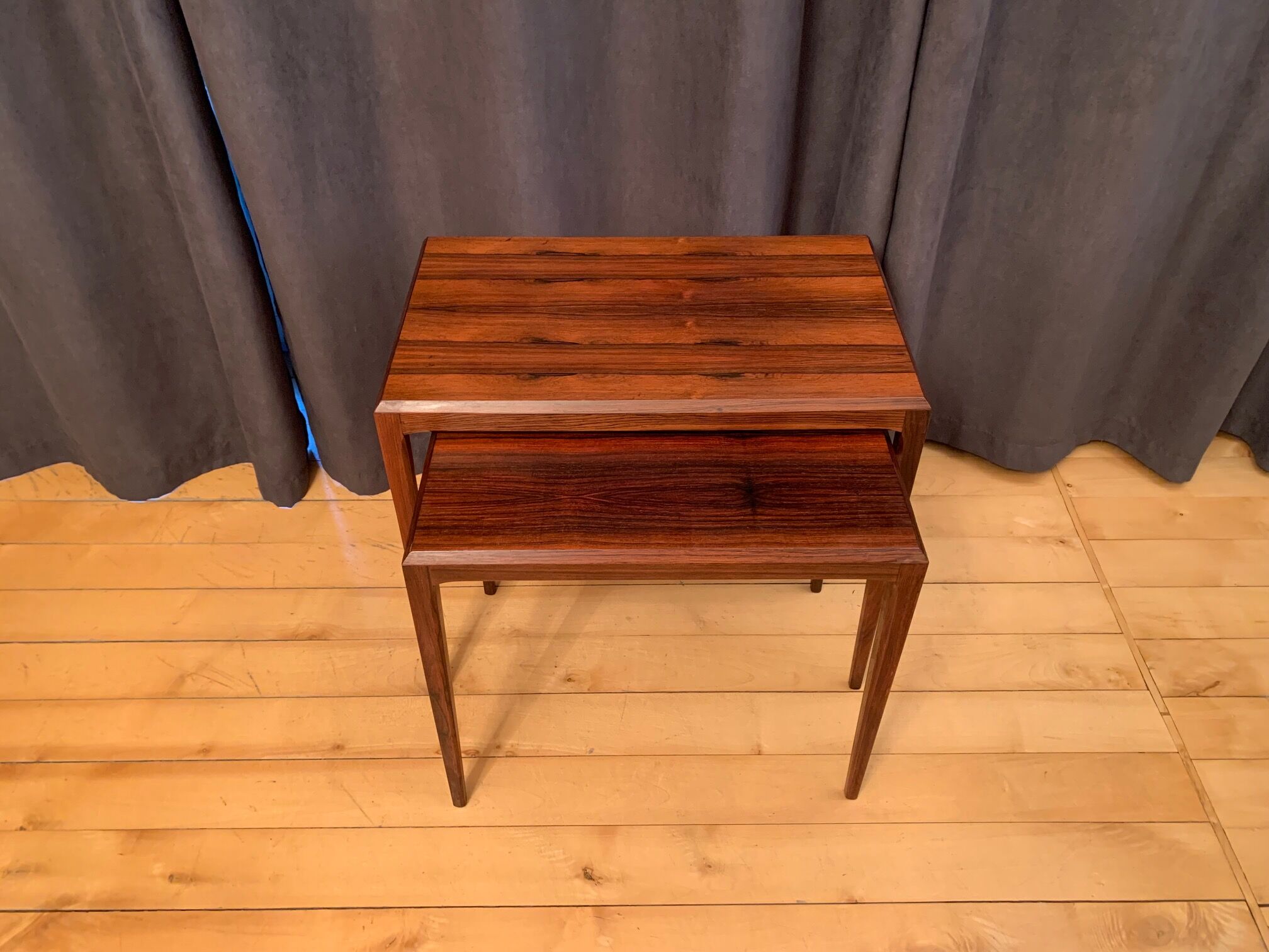 Paire de tables par Johannes Andersen, CFC Silkeborg, Danemark, années 1960