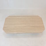 Italian travertine coffee table, 1980's