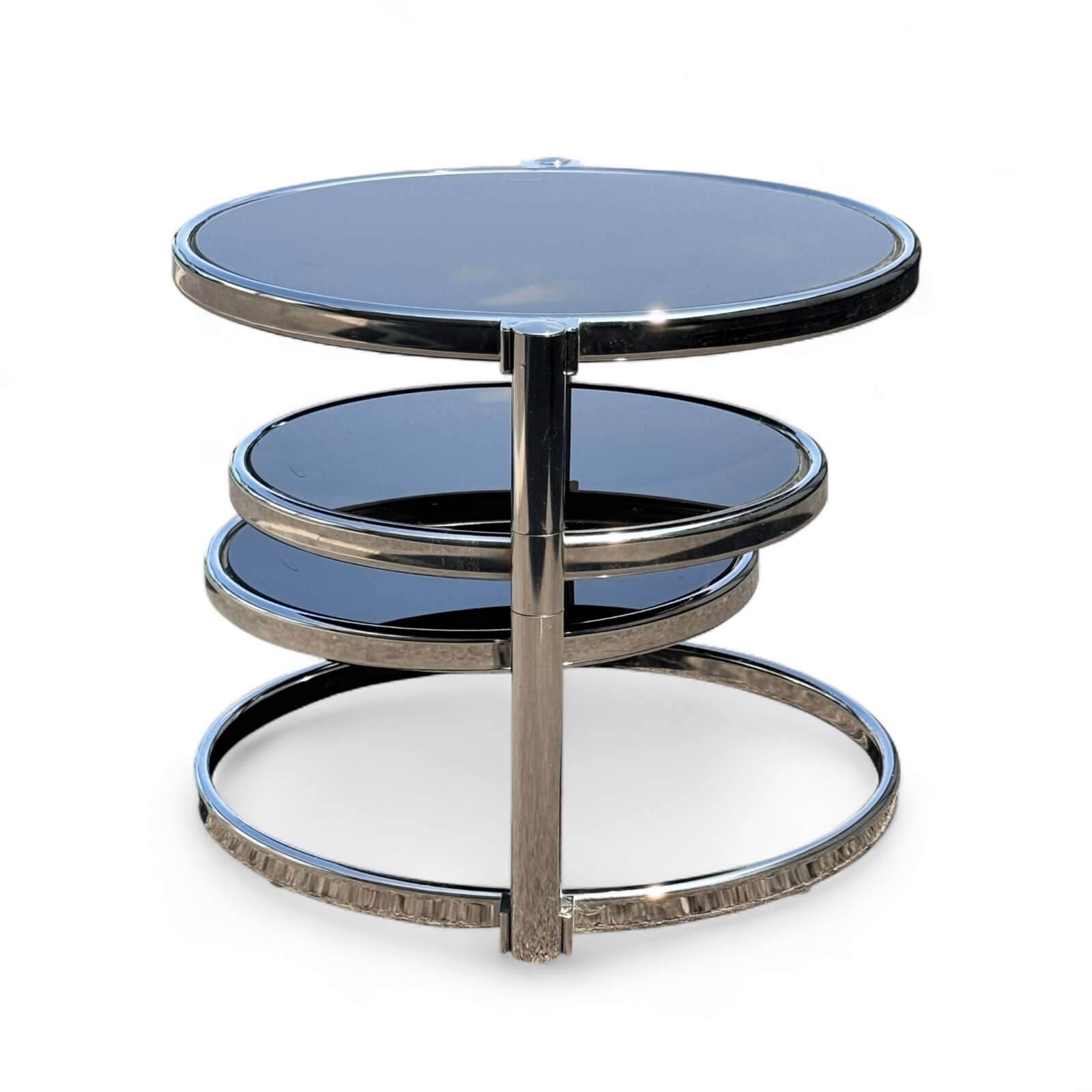 Leitmotiv-Swivel 3-tier coffee table
