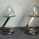Lampes de table en verre Murano vintage