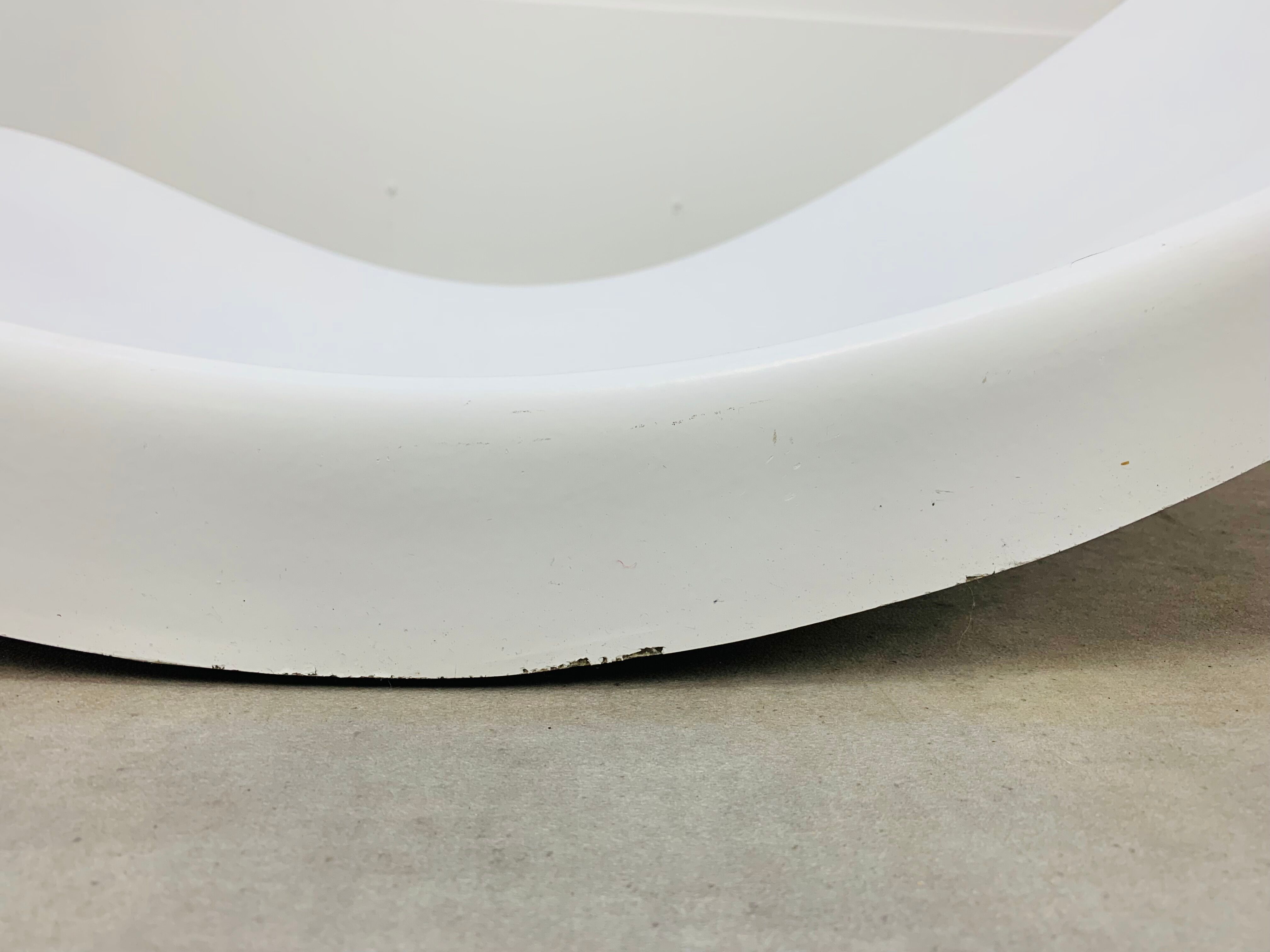 Eurolax R1 fiberglass deckchair by Charles Zublena