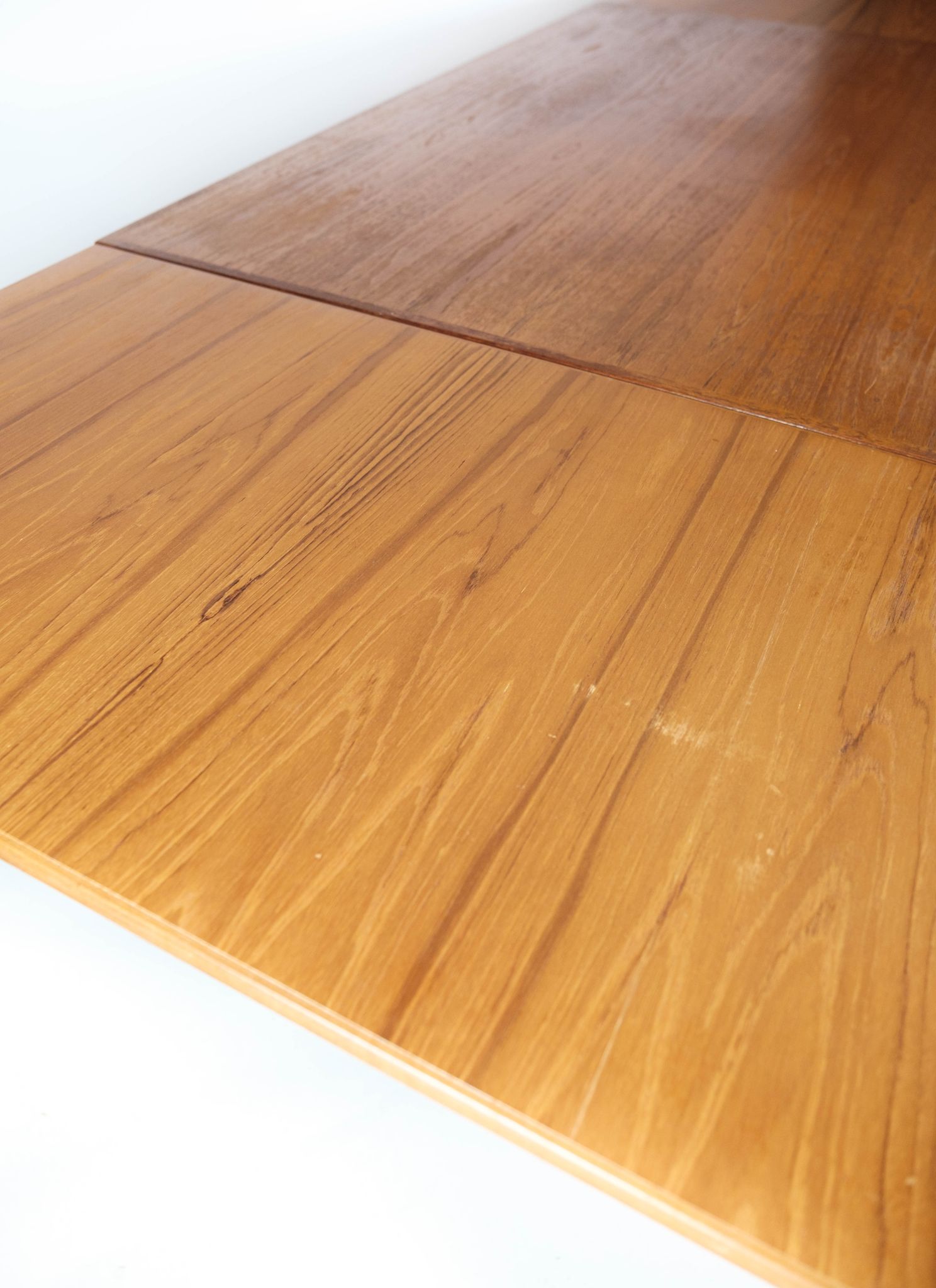 Table à manger en teck avec rallonges, de design danois, années 1960