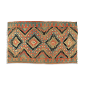 Anatolian handmade kilim rug 312 cm x 184 cm
