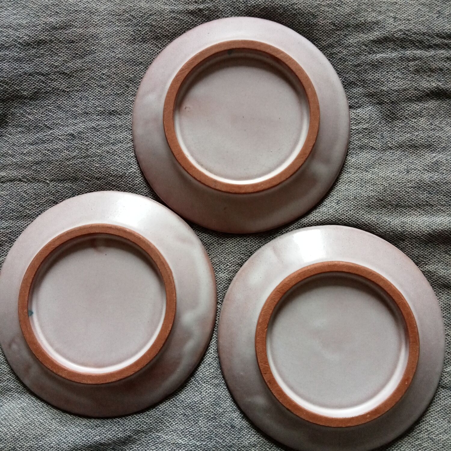 Vallauris ceramic saucers