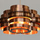 Hanging lamp by Werner Shou for Coronell Electro Denmark 1970s