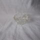 Star-shaped crystal glass candlestick