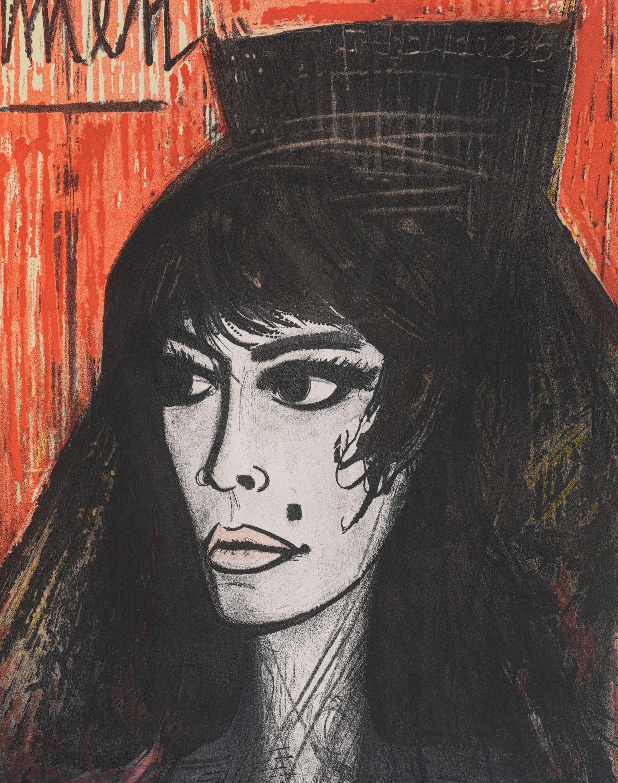 Bernard Buffet: Carmen, Original signed engraving