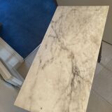 Antique secretary desk with marble top