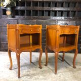Pair of wooden bedside tables