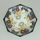 octagonal art deco BOWL footed bowl schramberg majolika 1920s hand-painted decor