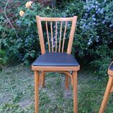Set of 3 baumann bistro chairs n°12
