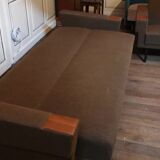 Sofa sofa daybed convertible 60 years 70 khaki
