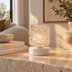 Bulby — Table lamp in transparent bubbled glass, vintage and contemporary.