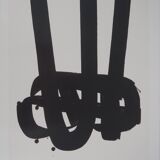 Pierre SOULAGES: Lithograph n 29, 1972 - Original signed poster