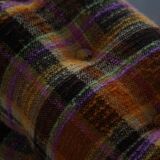 Brutalist lounge chair in solid pine, Swedish modern, made in the 1970s.