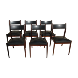 Lot of 6 chairs, 50s