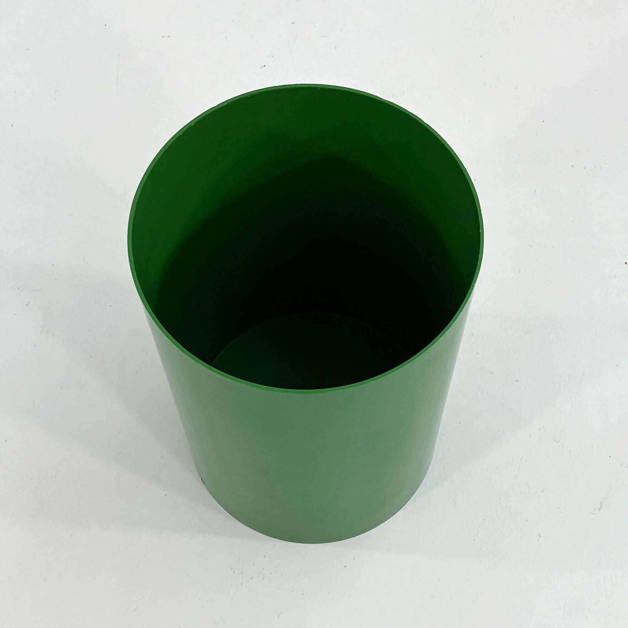 Green Basket or Umbrella Stand by Gino Colombini for Kartell, 1970