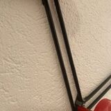 Metal "w" coat rack with 5 hooks