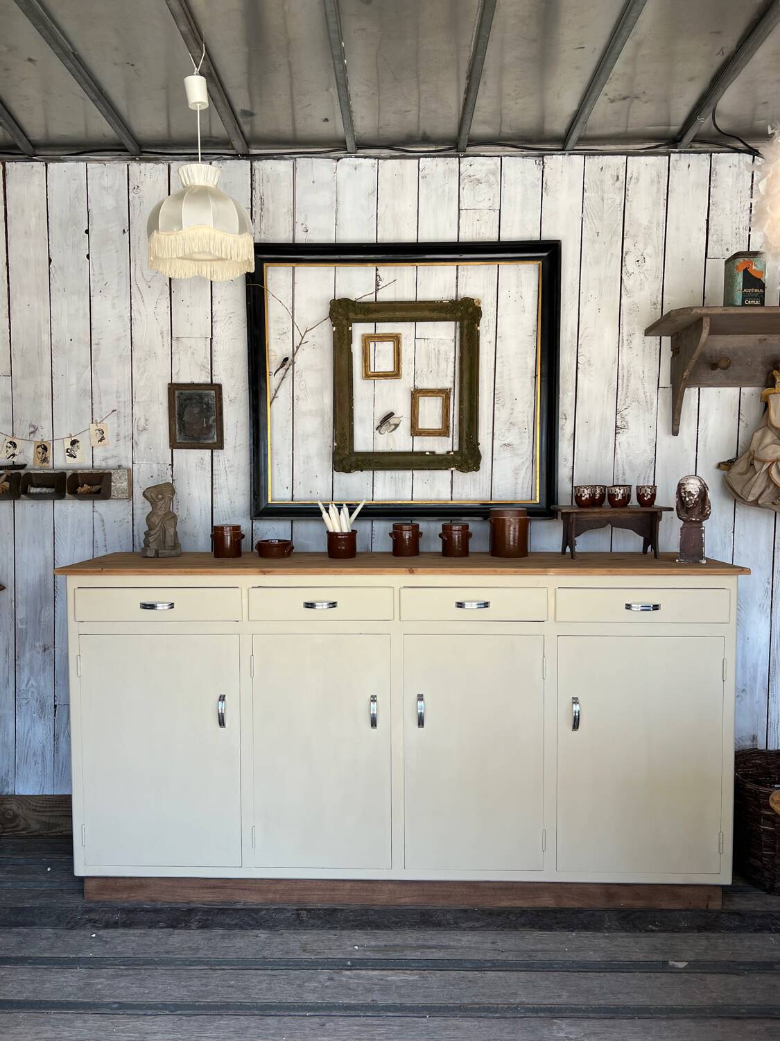 Old workshop furniture sideboard
