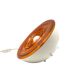 Space Age Orange glass table lamp, France 1970s