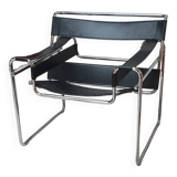 Wassily leather armchair by Marcel Breuer